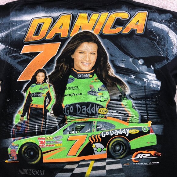Danica Patrick #7 NASCAR Graphic Tee Y2K Men's All Over Print - Picture 7 of 11